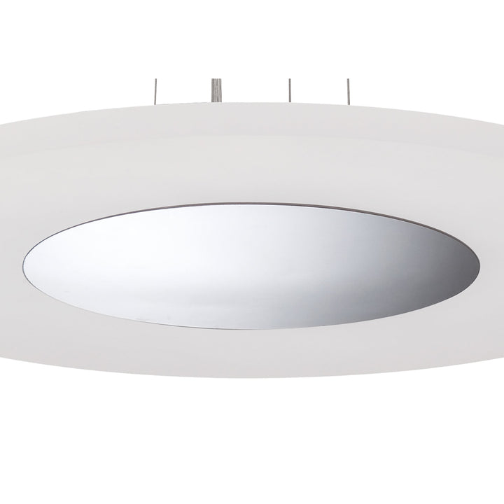 Mantra M8121/1 Notte Pendant 28W LED Round Polished Chrome/Frosted Acrylic