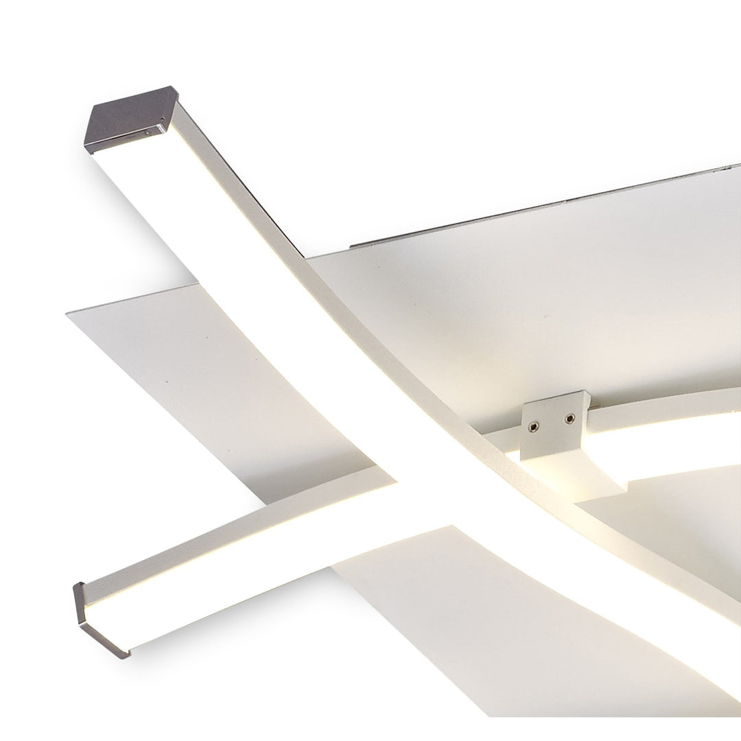 Mantra M6004K Nur Blanco Ceiling 34W LED Dimmable White/Frosted Acrylic