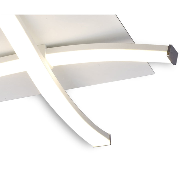 Mantra M6004K Nur Blanco Ceiling 34W LED Dimmable White/Frosted Acrylic