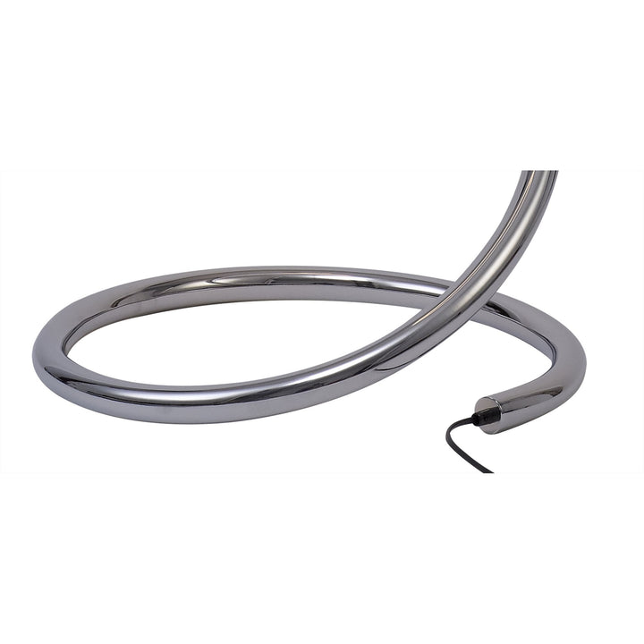 Mantra M6605 Nur II Floor Lamp 20W LED Dimmable Polished Chrome/Frosted Acrylic