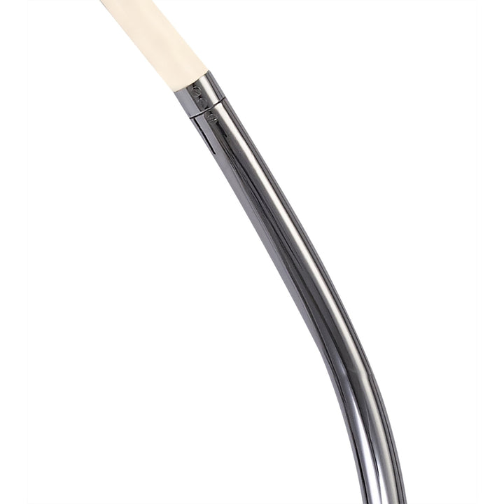 Mantra M6605 Nur II Floor Lamp 20W LED Dimmable Polished Chrome/Frosted Acrylic