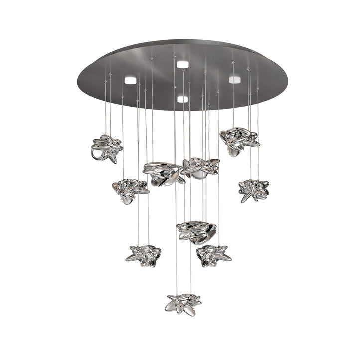 Mantra M5900 Nido Pendant 90cm Round LED Polished Chrome