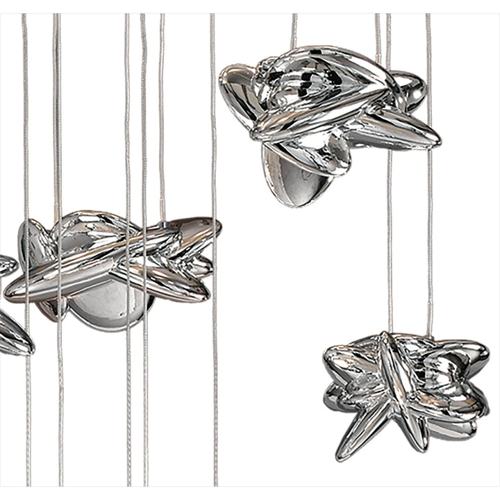 Mantra M5900 Nido Pendant 90cm Round LED Polished Chrome