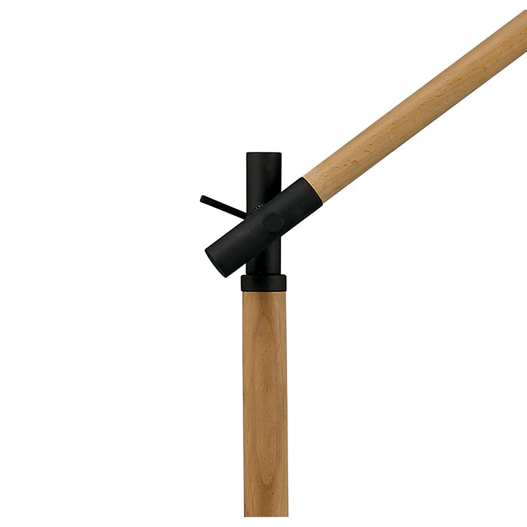 Mantra M4921 Nordica Floor Lamp With Black Shade