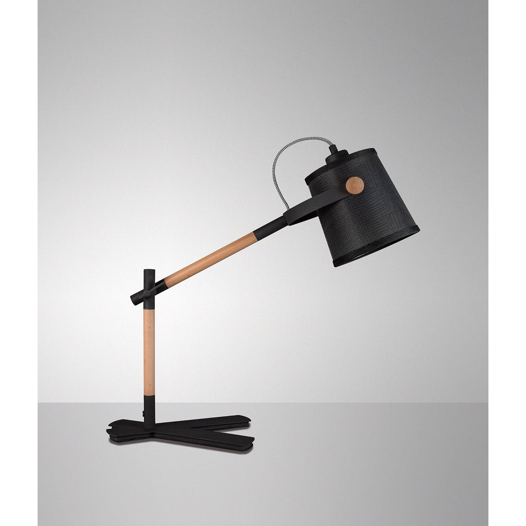 Mantra M4923 Nordica Table Lamp With Black Shade