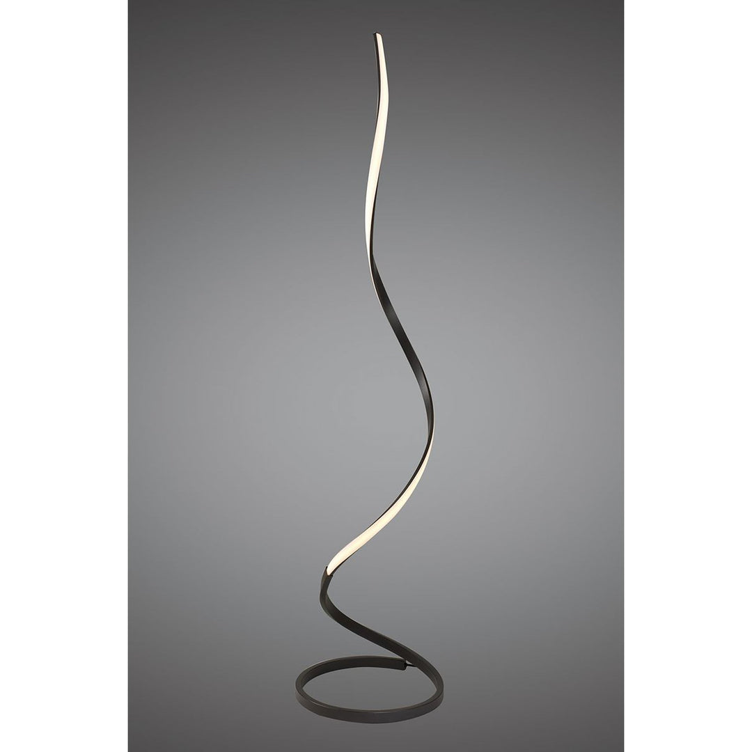 Mantra M5363 Nur Brown Oxide Floor Lamp LED Dimmable Frosted Acrylic Brown Oxide