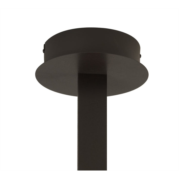 Mantra M5825 Nur Brown Oxide Semi Ceiling Light Tall LED Brown Oxide