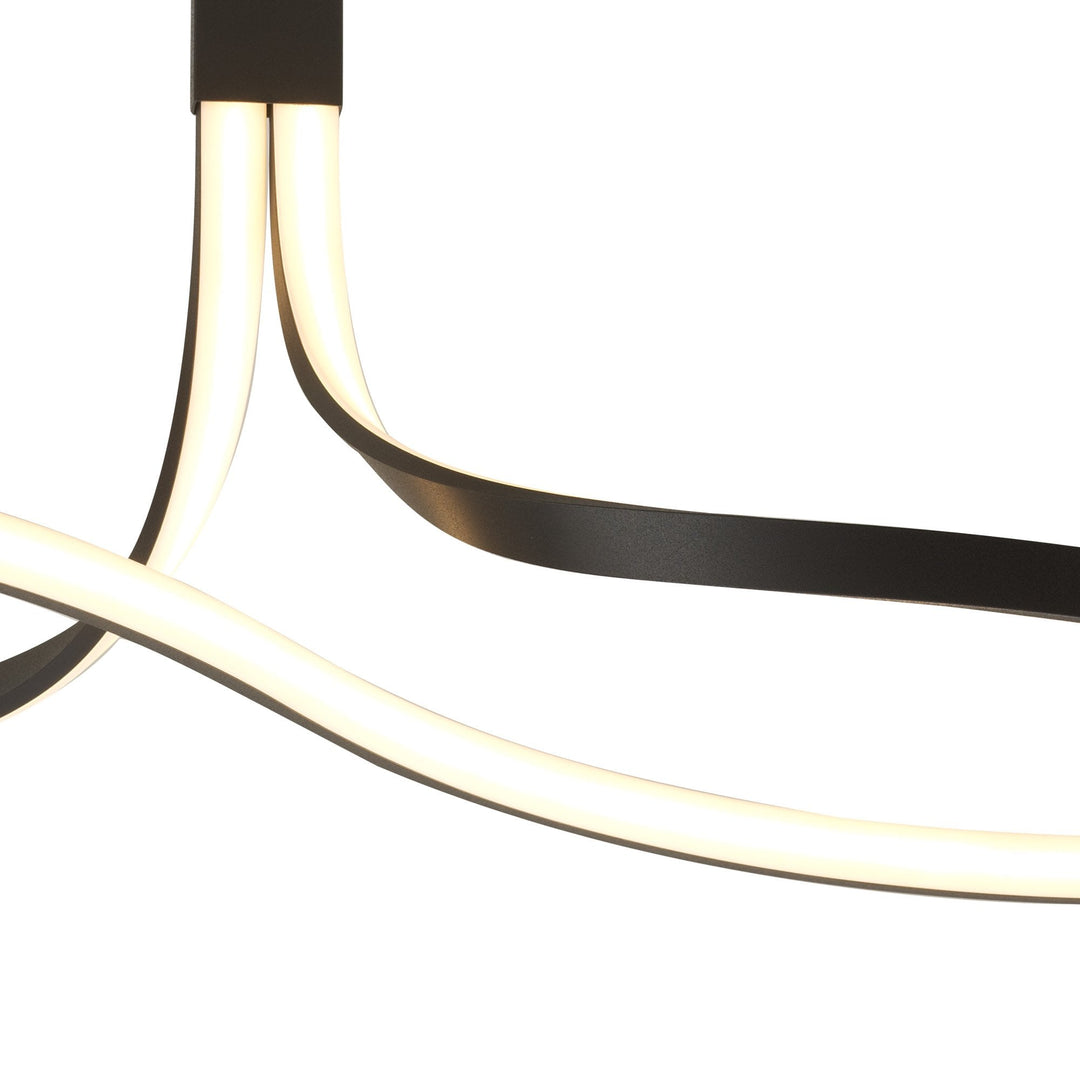 Mantra M5826 Nur BR Semi Ceiling LED Dimmable Frosted Acrylic Brown Oxide