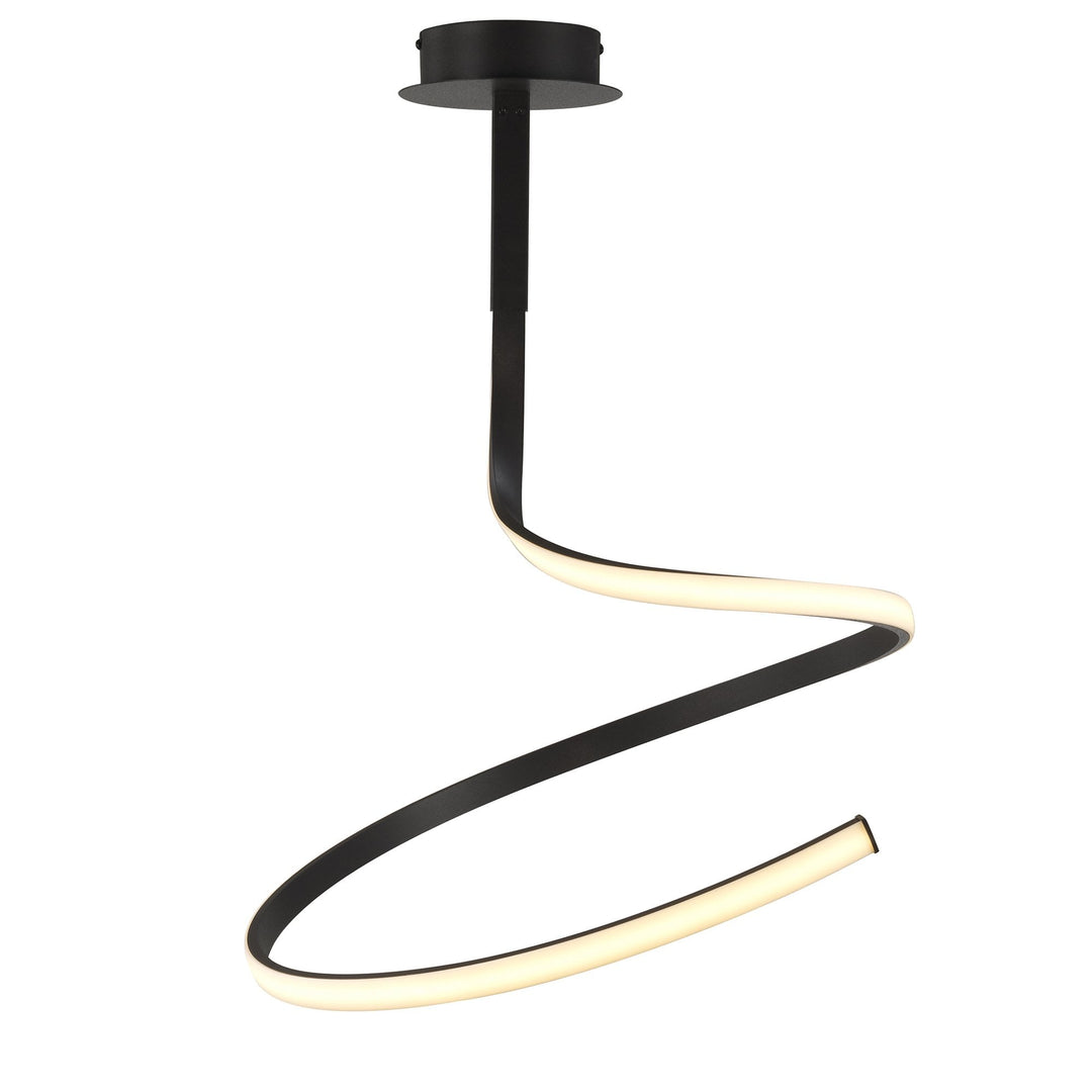 Mantra M5829 Nur BR Semi Ceiling LED Frosted Acrylic Brown Oxide