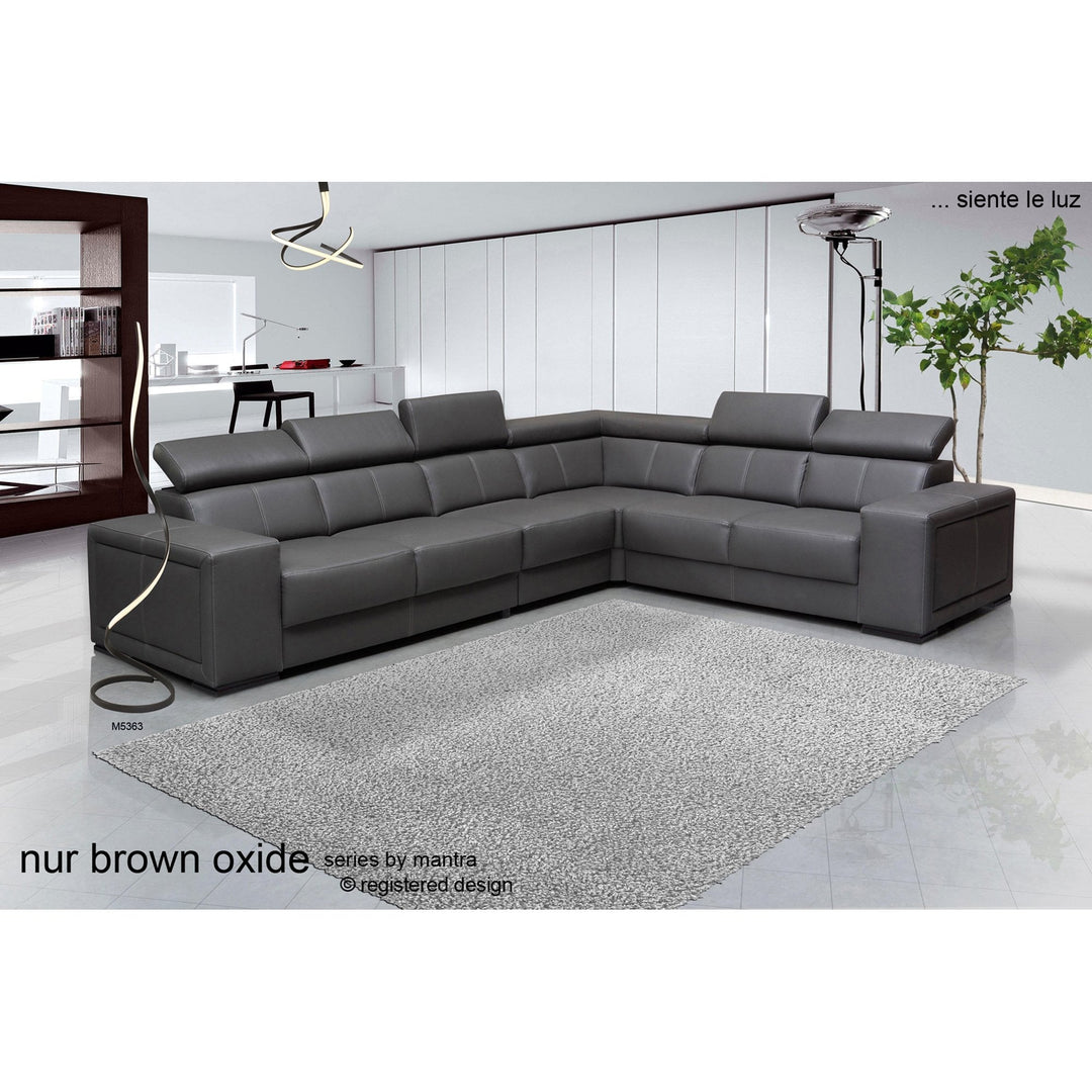 Mantra M5829 Nur BR Semi Ceiling LED Frosted Acrylic Brown Oxide