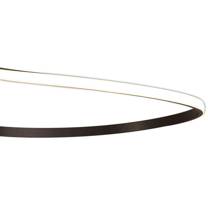 Mantra M5806 Nur BR XL Semi Ceiling LED Frosted Acrylic Brown Oxide