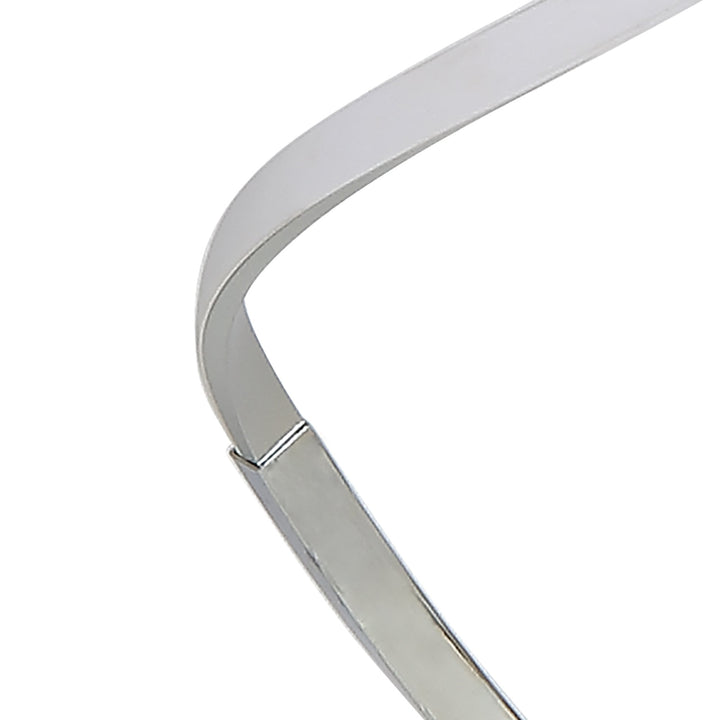 Mantra M5001 Nur XL Floor Lamp LED Dimmable Silver Frosted Acrylic Polished Chrome