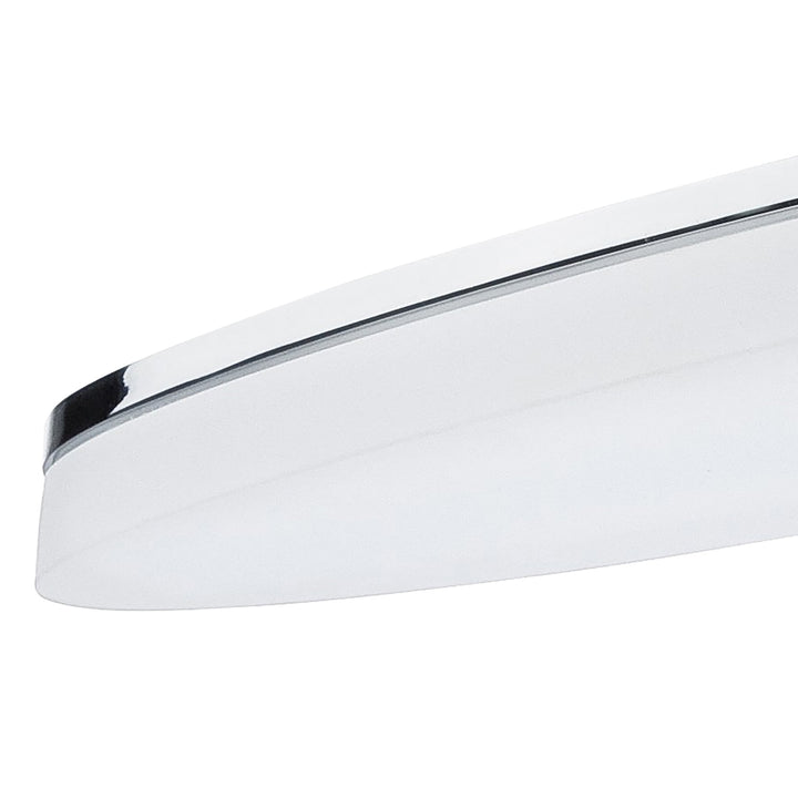 Mantra M8241/1 Ola Bathroom Wall Lamp 6W LED Oval Polished Chrome/Frosted Acrylic