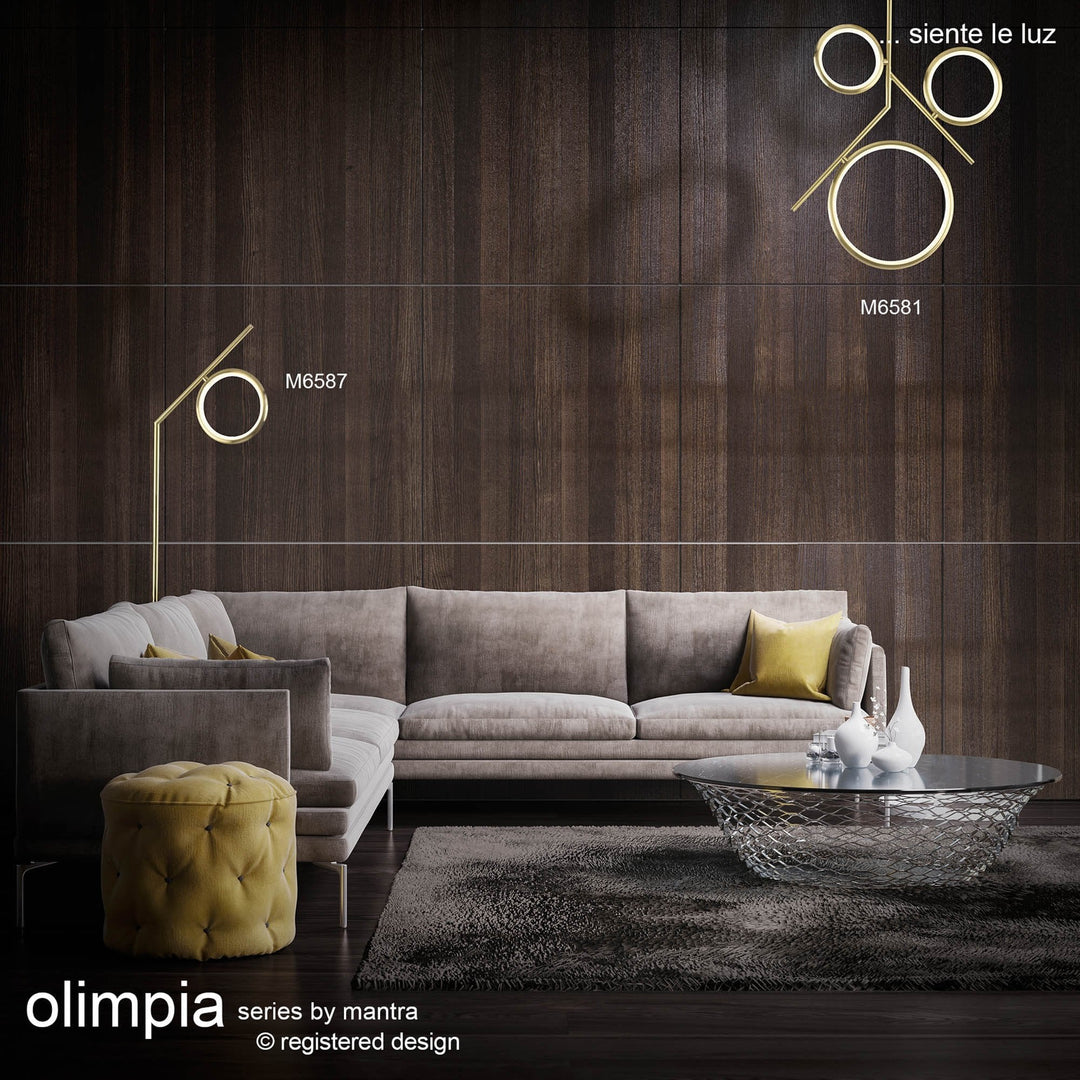 Mantra M6587 Olimpia Floor Lamp LED Satin Gold