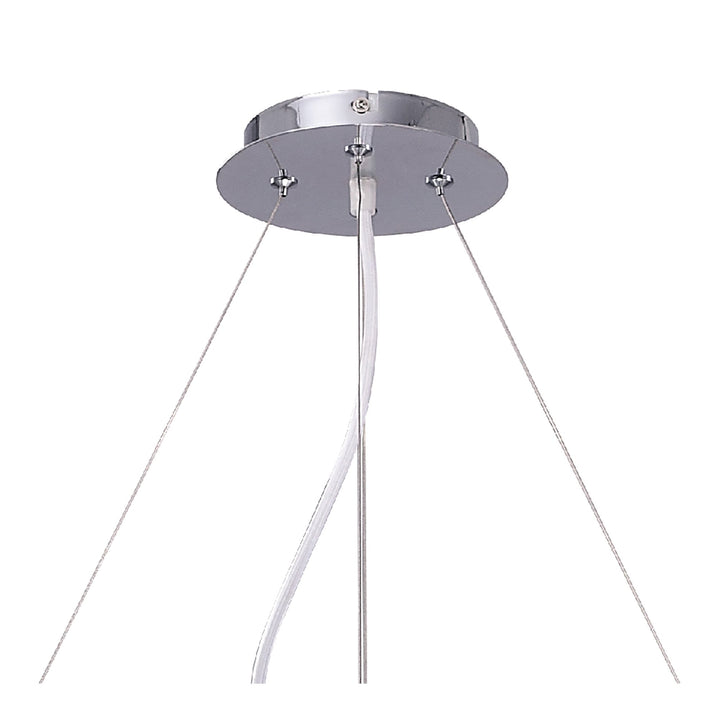 Mantra M1541 Ora Pendant 8 Light Round Polished Chrome/white