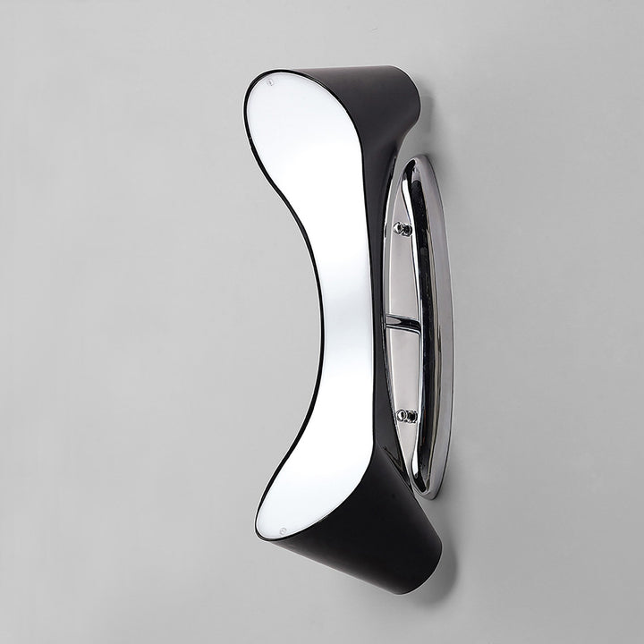 Mantra M1554 Ora Wall Lamp 2 Light Polished Chrome/black