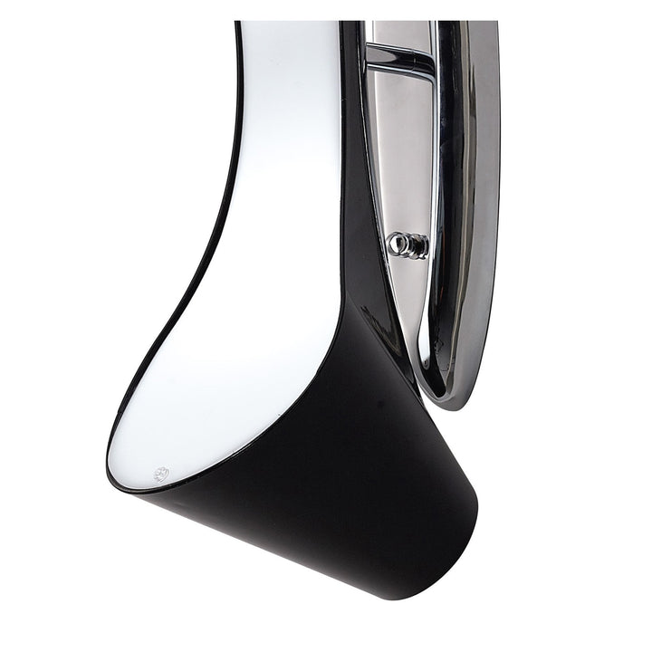 Mantra M1554 Ora Wall Lamp 2 Light Polished Chrome/black