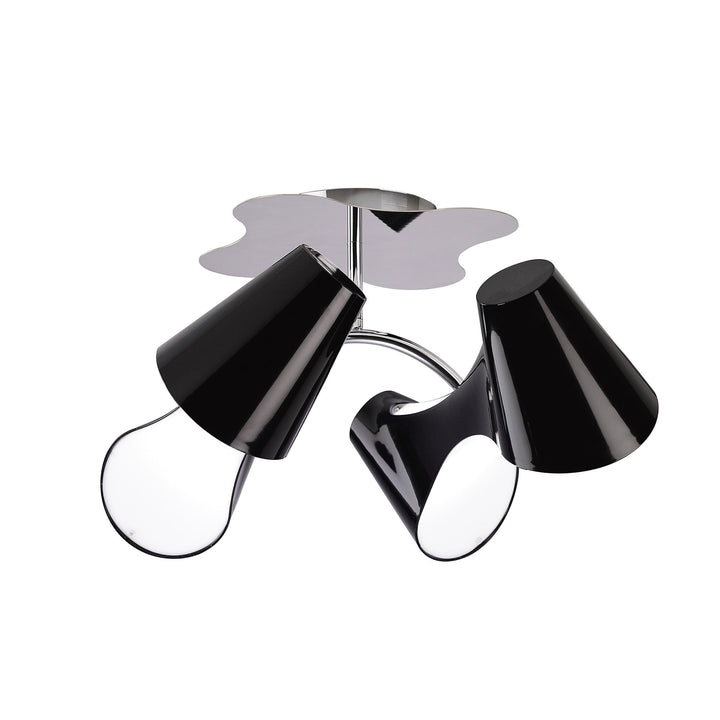 Mantra M1555 Ora Ceiling 4 Light Polished Chrome/black