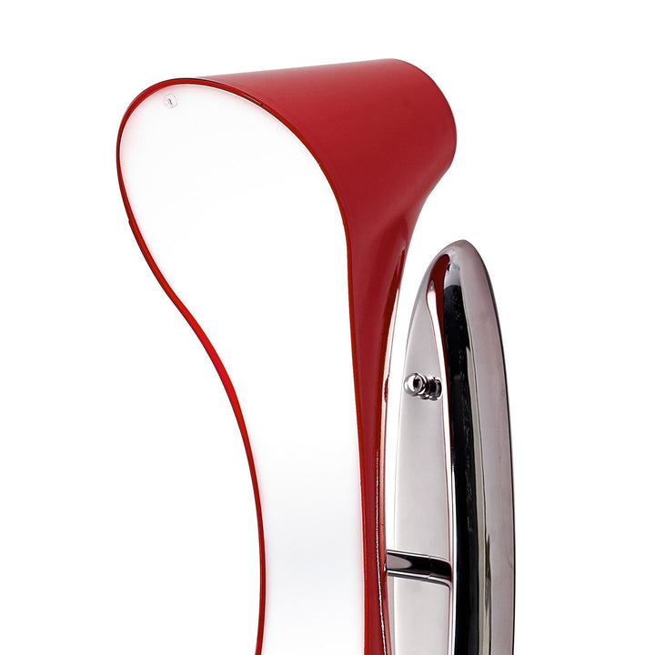 Mantra M1564 Ora Wall Lamp 2 Light Polished Chrome/red