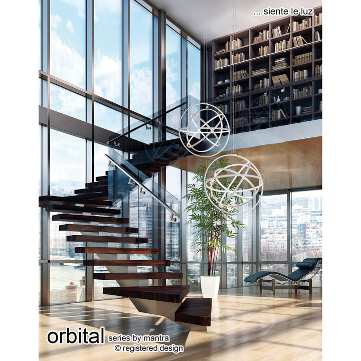 Mantra M5746 Orbital Ceiling Light Round 35cm White