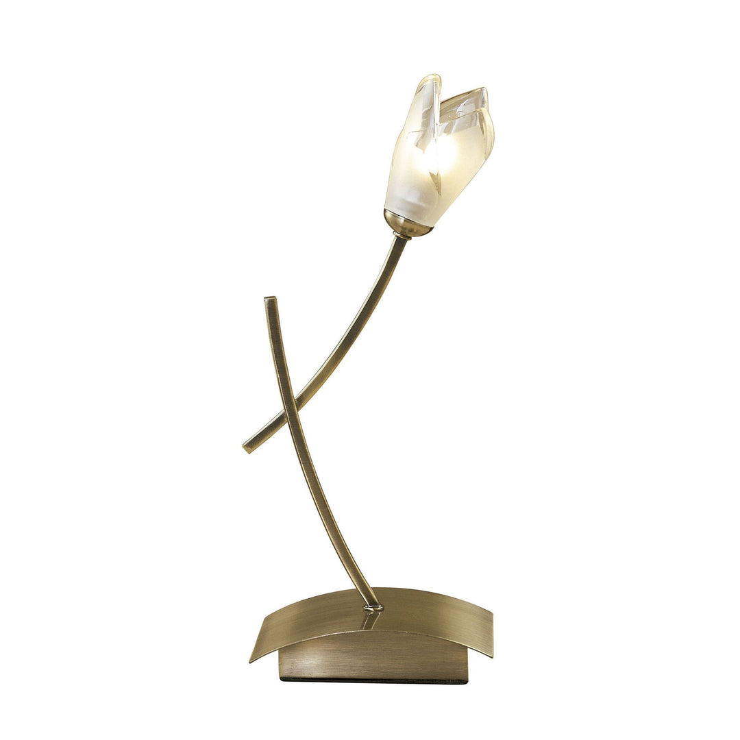 Mantra M0194AB Pietra Table Lamp 1 Light G9 Antique Brass