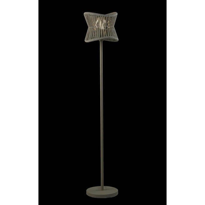 Mantra M7138 Polinesia Outdoor Floor Lamp 1 Light Beige Oscu