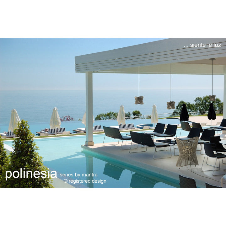 Mantra M7138 Polinesia Outdoor Floor Lamp 1 Light Beige Oscu
