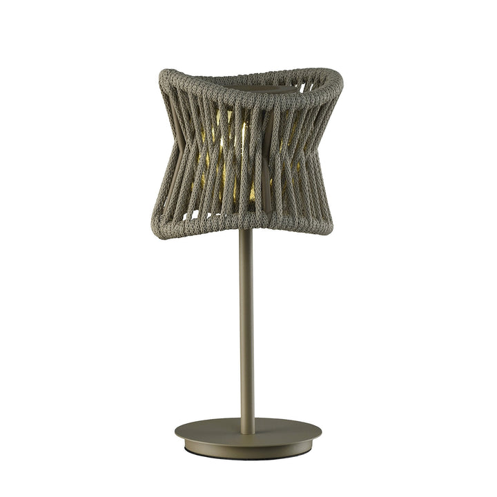 Mantra M7135 Polinesia Outdoor 19cm Table Lamp 2W LED Beige Oscu