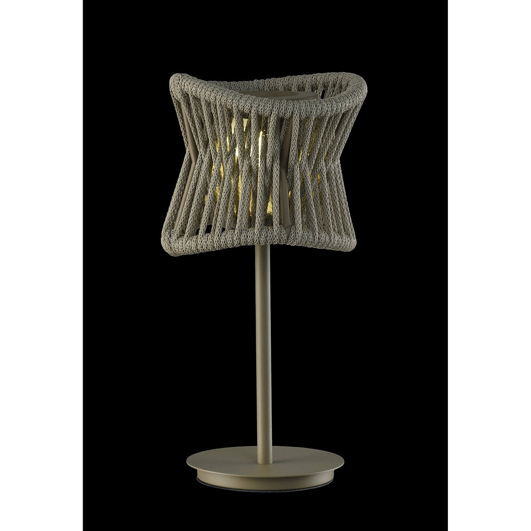 Mantra M7135 Polinesia Outdoor 19cm Table Lamp 2W LED Beige Oscu