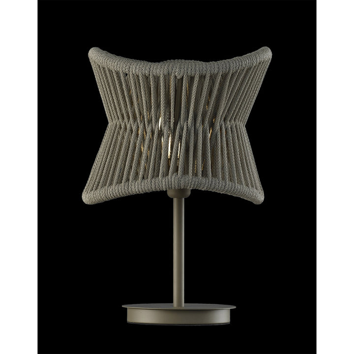 Mantra M7137 Polinesia Outdoor 31cm Table Lamp 1 Light Beige Oscu