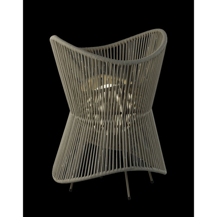 Mantra M7136 Polinesia Outdoor 56cm Table Lamp 1 Light Beige Oscu
