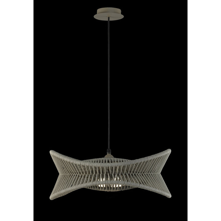 Mantra M7130 Polinesia Outdoor 60cm Pendant 1 Light Beige Oscu