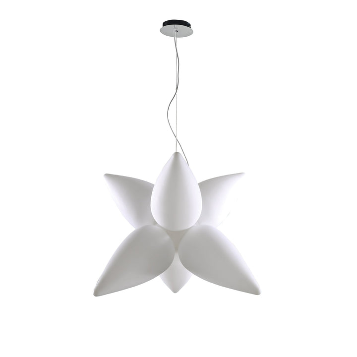 Mantra M1492 Palma Pendant 6 Light Outdoor White
