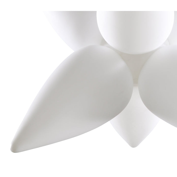 Mantra M1492 Palma Pendant 6 Light Outdoor White