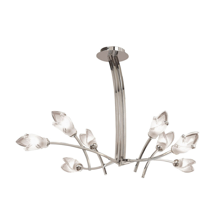 Mantra M0180 Pietra Pendant 4 Arm 8 Light G9 Polished Chrome