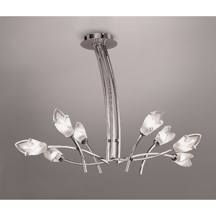 Mantra M0180 Pietra Pendant 4 Arm 8 Light G9 Polished Chrome