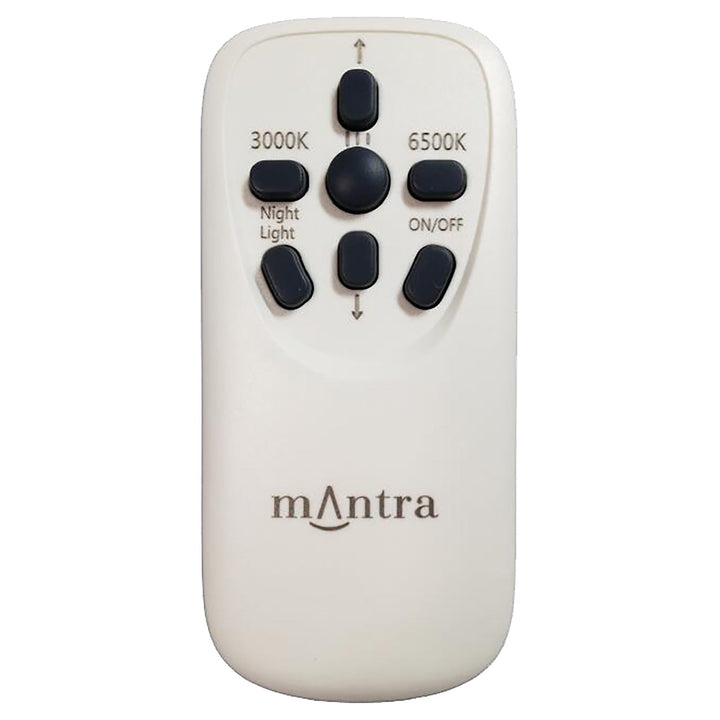Mantra M5933 Reef Ceiling 45cm Round 48W LED -6500K Tuneable Remote Control Chrome / White
