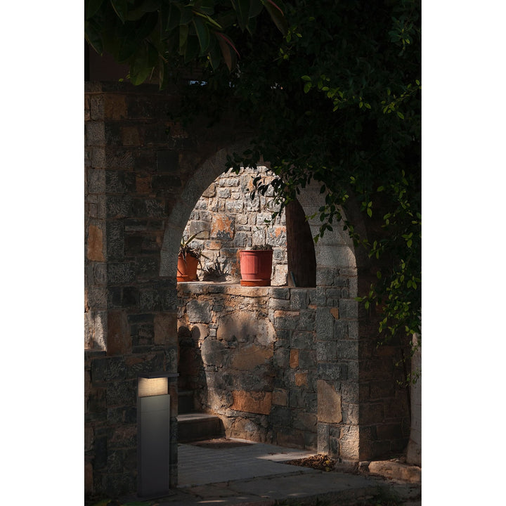 Mantra M6771 Ruka Outdoor Floor Lamp Small 13W LED Anthracite/Walnut