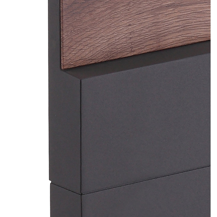 Mantra M6771 Ruka Outdoor Floor Lamp Small 13W LED Anthracite/Walnut