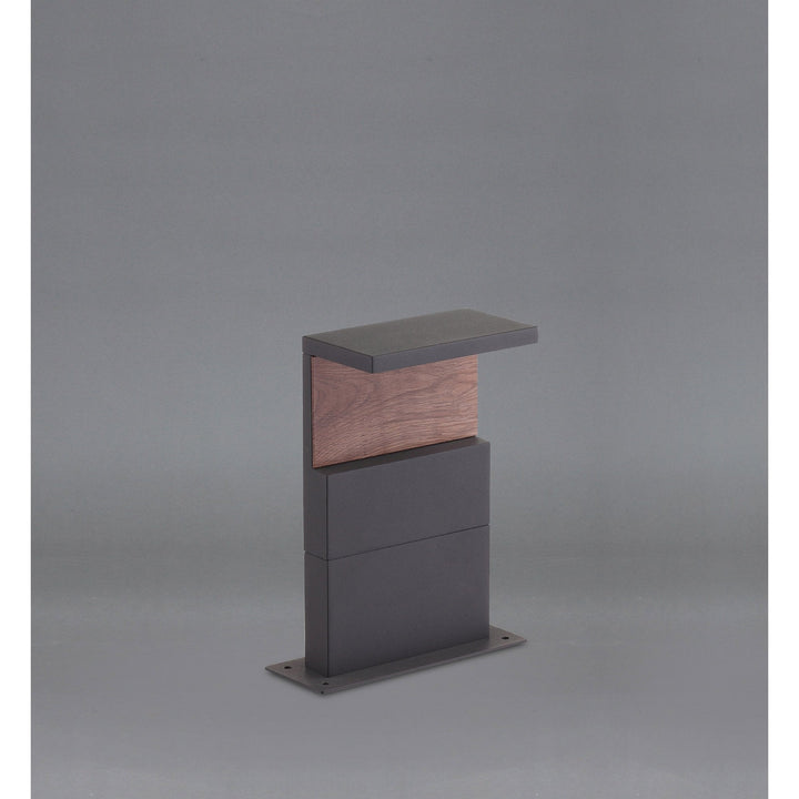 Mantra M6771 Ruka Outdoor Floor Lamp Small 13W LED Anthracite/Walnut