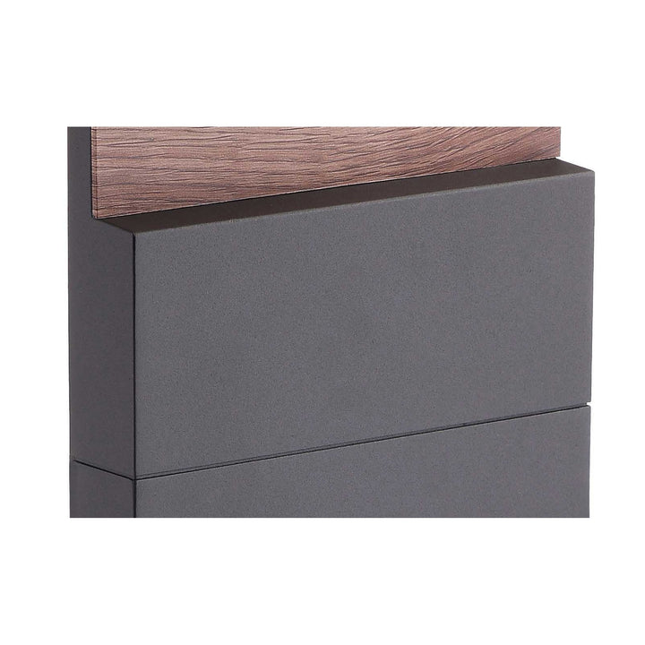 Mantra M6773 Ruka Outdoor Floor Lamp Large 13W LED Anthracite/Walnut