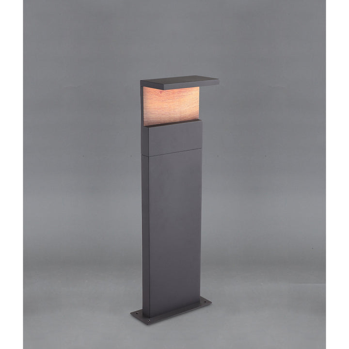 Mantra M6772 Ruka Outdoor Floor Lamp Medium 13W LED Anthracite/Walnut