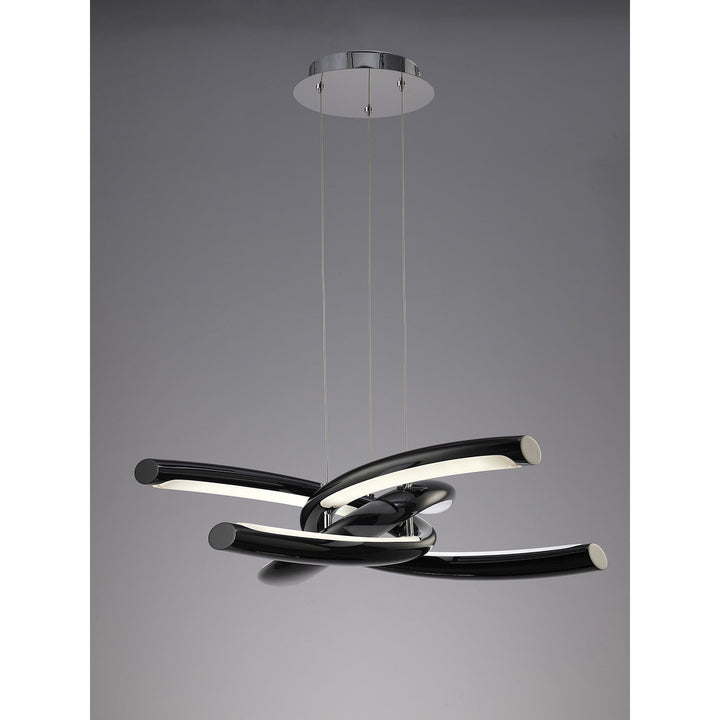 Mantra M3971 Knot Pendant LED Gloss Black