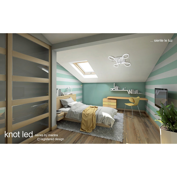 Mantra M3971 Knot Pendant LED Gloss Black