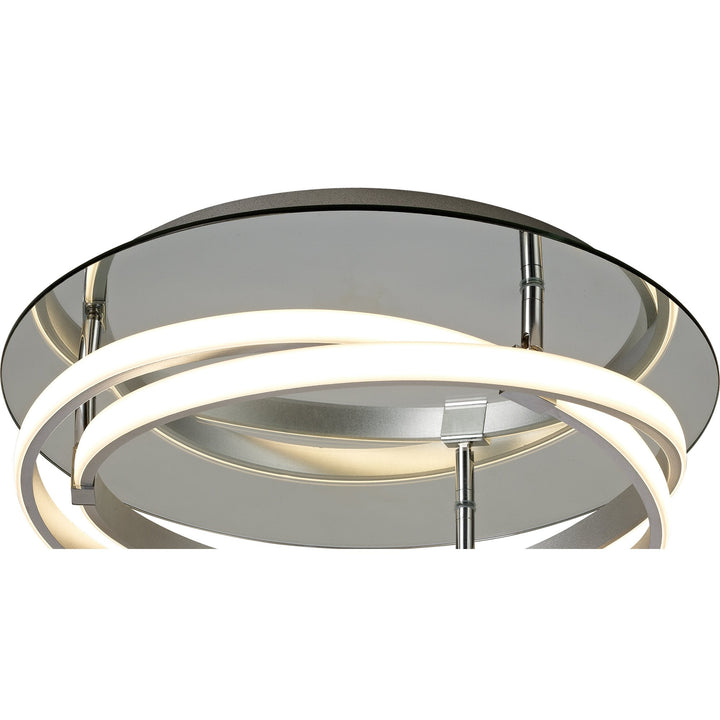 Mantra M5727 Infinity Flush Ceiling Light LED Silver