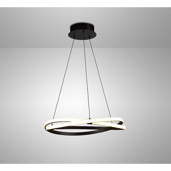 Mantra M5810 Infinity Brown Oxide Dimmable Pendant LED Brown Oxide