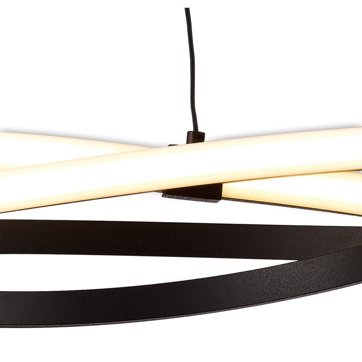 Mantra M5810 Infinity Brown Oxide Dimmable Pendant LED Brown Oxide