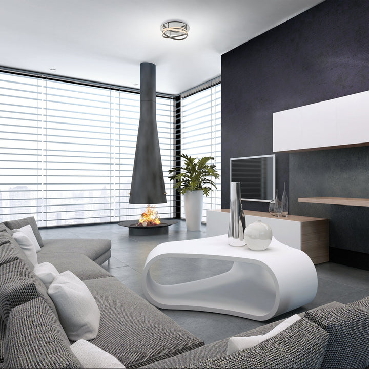 Mantra M5811 Infinity Brown Oxide Dimmable Pendant LED Brown Oxide