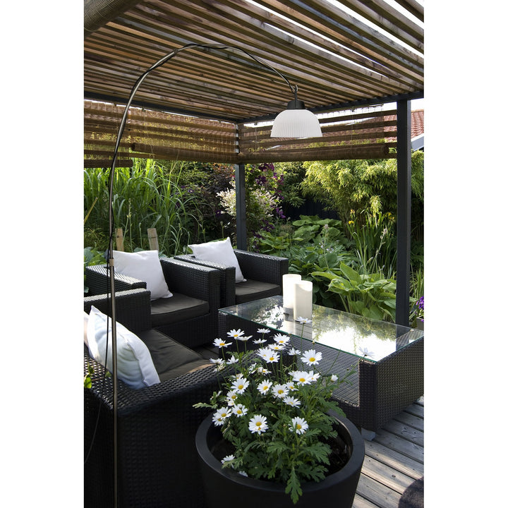 Mantra M6211 Kinke Dome Pendant 37cm Round Anthracite