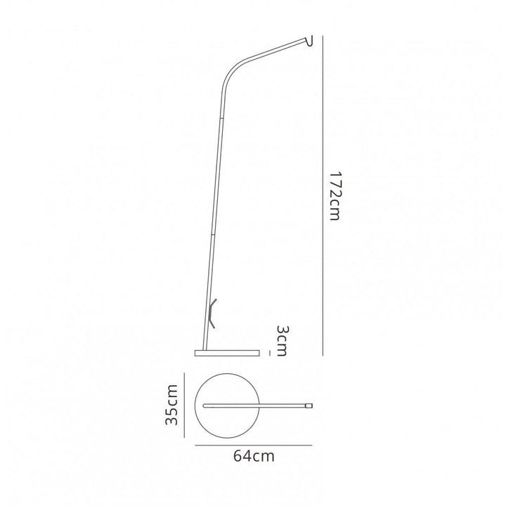 Mantra M6215 Kinke Outdoor Floor Stand Hook Anthracite